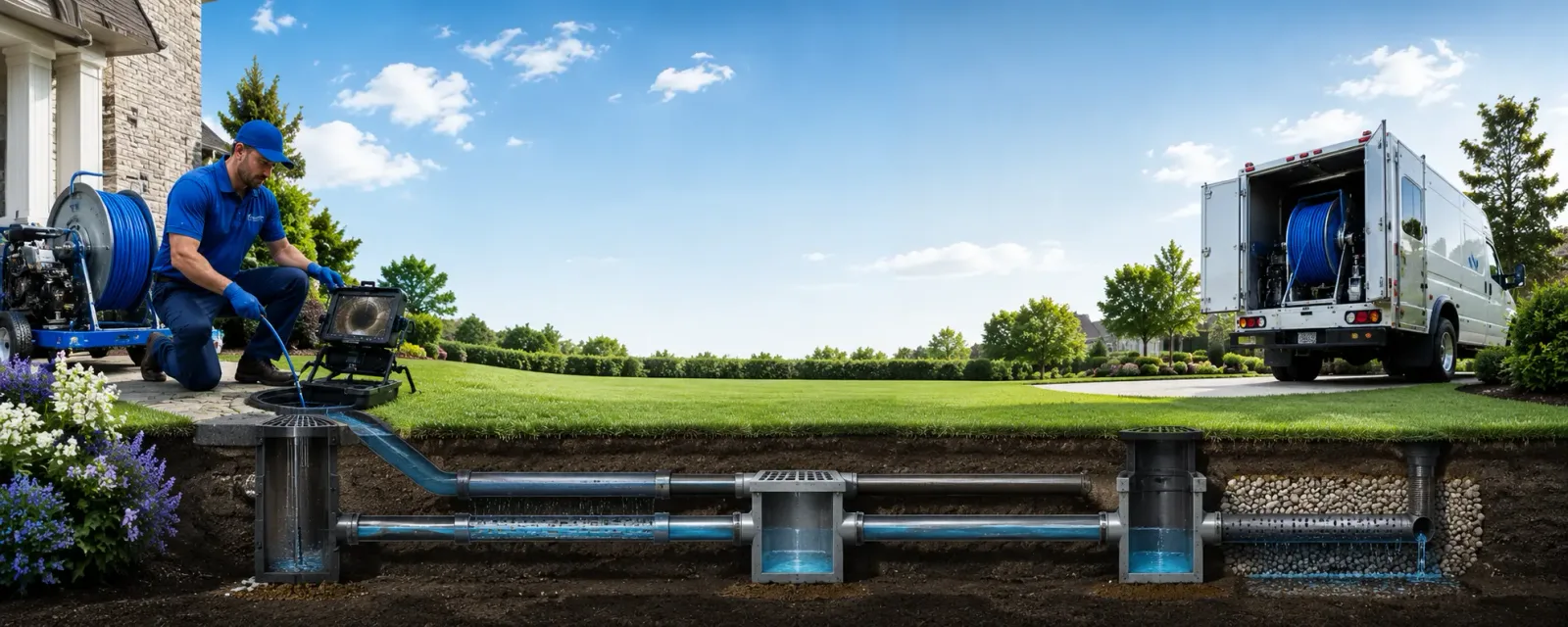 Outdoor drain cleaning information for Jacobsburg, OH